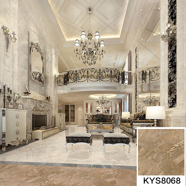 激情AV青青草陶全抛釉瓷砖：格兰石KYP8068效果图