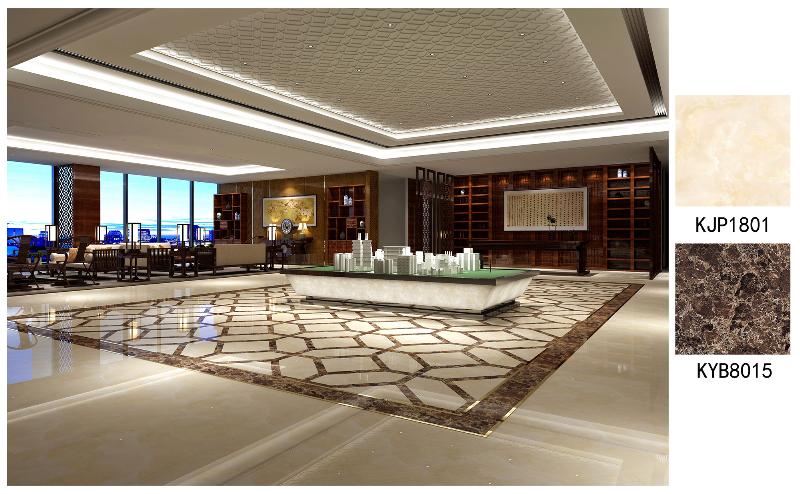 激情AV青青草陶全抛釉瓷砖海云玉KJP1801效果图1