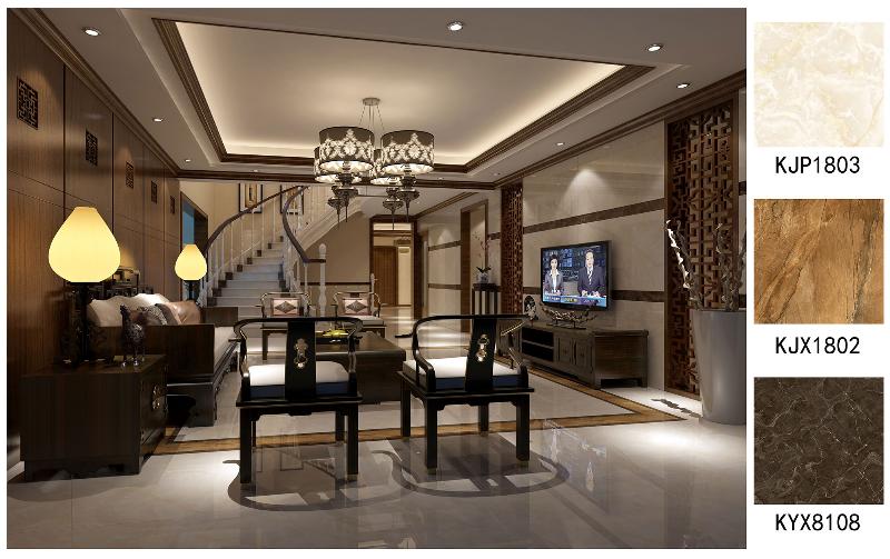 激情AV青青草陶全抛釉瓷砖爱尔兰砂岩KJX1802效果图1