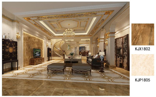 激情AV青青草陶全抛釉瓷砖爱尔兰砂岩KJX1802效果图2