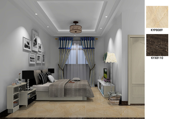 激情AV青青草陶瓷砖应用效果：佛山季园和府115方现代风格户型青青草色情网站效果鉴赏