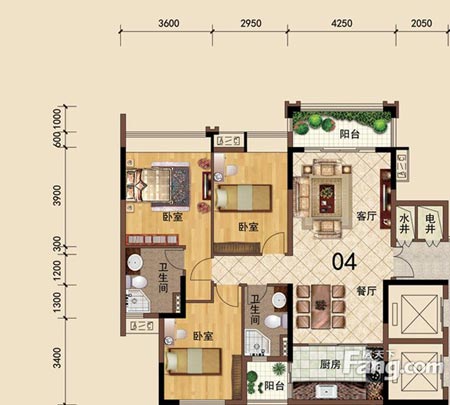 激情AV青青草陶家装：佛山大沥碧桂园华府115㎡美式青青草色情网站效果鉴赏