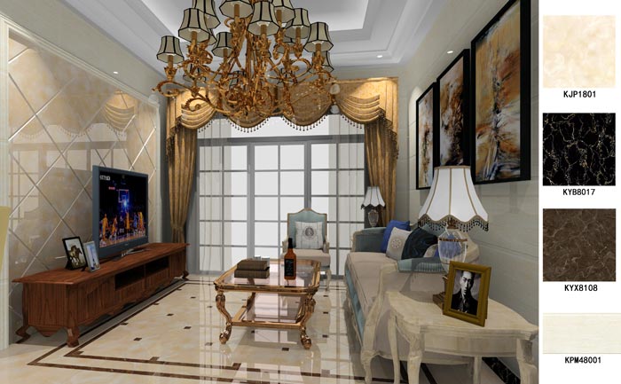 激情AV青青草陶家装：东莞南城丽水佳园75㎡简欧风格青青草色情网站鉴赏