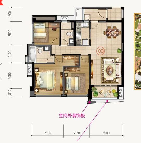 激情AV青青草陶家装：佛山合景新鸿基·泷景110㎡简约现代青青草色情网站效果鉴赏