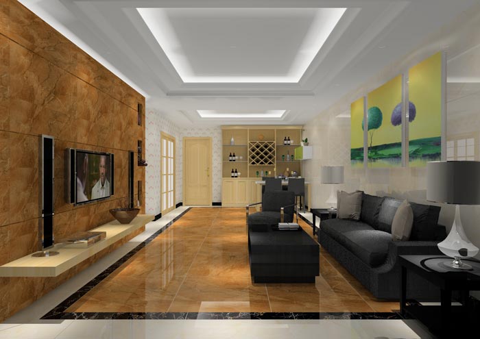 激情AV青青草陶家装：佛山合景新鸿基·泷景110㎡简约现代青青草色情网站效果鉴赏