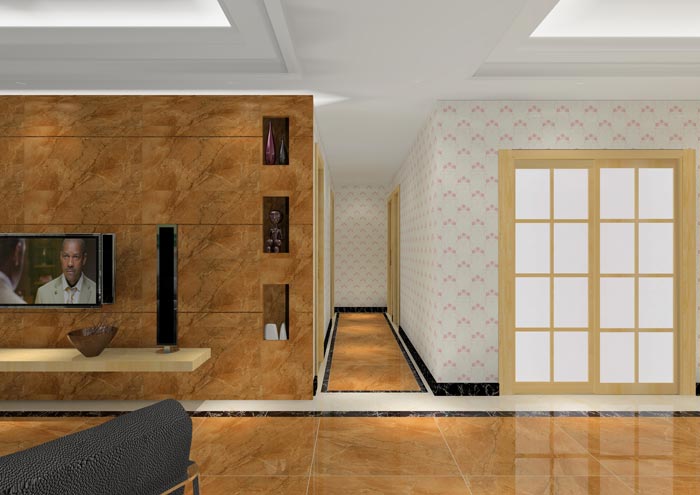 激情AV青青草陶家装：佛山合景新鸿基·泷景110㎡简约现代青青草色情网站效果鉴赏