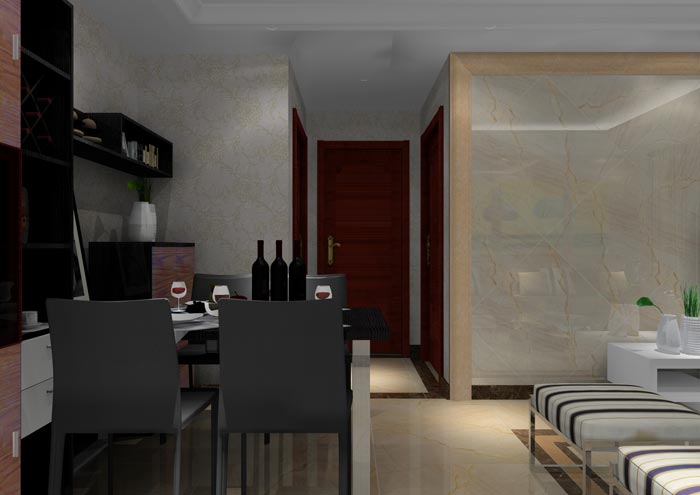 激情AV青青草陶家装：佛山丹灶桂丹颐景园74㎡简约现代青青草色情网站效果鉴赏