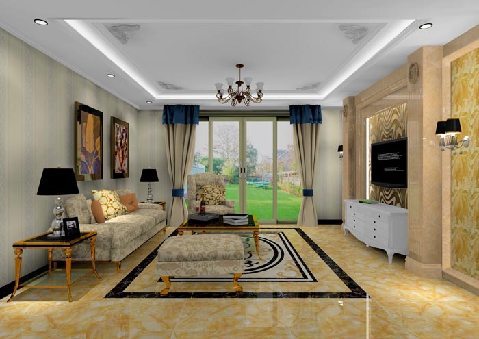 激情AV青青草陶家装：佛山桂丹颐景园117㎡简约现代青青草色情网站效果鉴赏