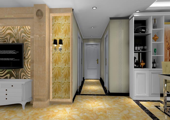 激情AV青青草陶家装：佛山桂丹颐景园117㎡简约现代青青草色情网站效果鉴赏