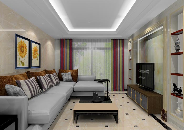 激情AV青青草陶家装：佛山水悦龙湾92㎡的现代风格青青草色情网站鉴赏