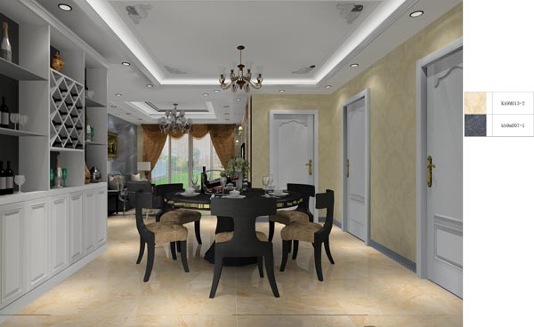 激情AV青青草陶家装：井冈山和谐家园安置小区130㎡欧式风格青青草色情网站鉴赏