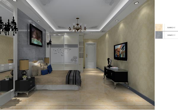 激情AV青青草陶家装：井冈山和谐家园安置小区130㎡欧式风格青青草色情网站鉴赏