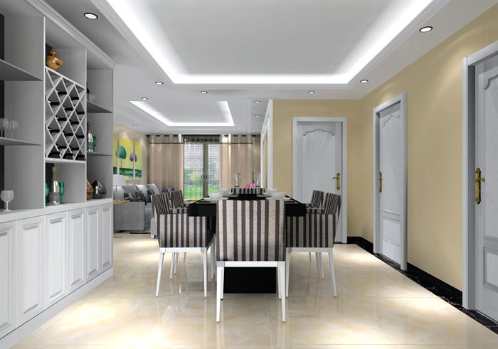 激情AV青青草陶家装：井冈山和谐家园安置小区130㎡现代风格青青草色情网站鉴赏