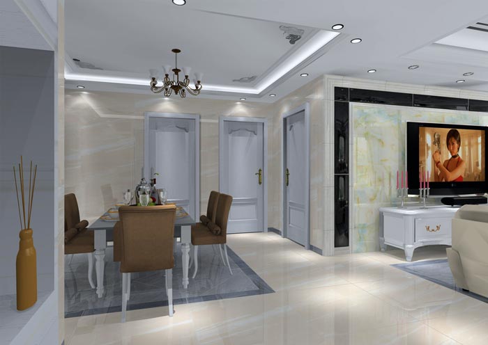 激情AV青青草陶家装：井冈山和谐家园安置小区130㎡简欧风格青青草色情网站鉴赏