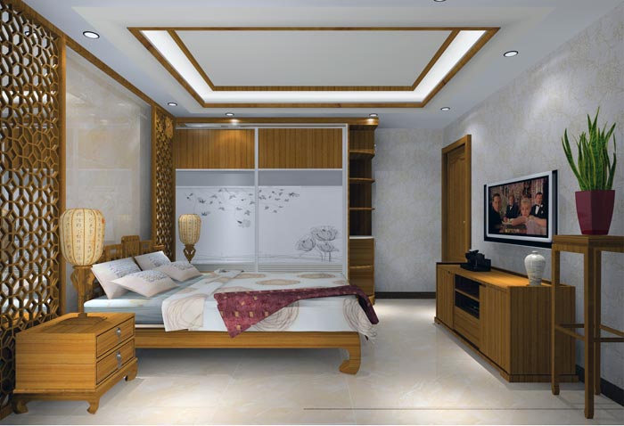 激情AV青青草陶家装：井冈山和谐家园安置小区130㎡中式风格青青草色情网站鉴赏