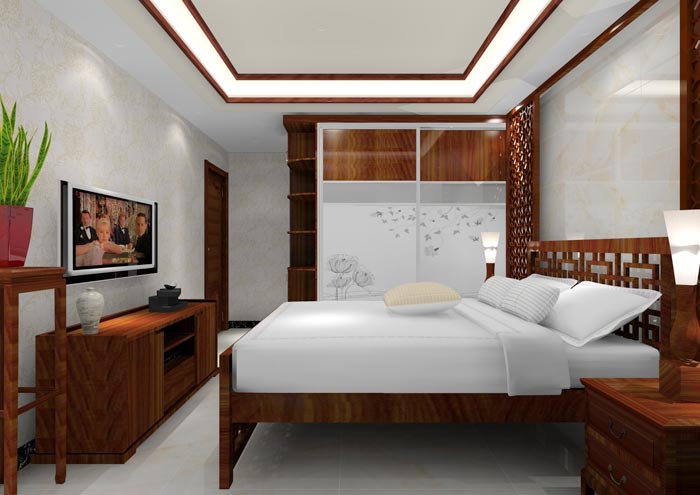 激情AV青青草陶家装：佛山龙湖春江名城98㎡的中式风格青青草色情网站鉴赏