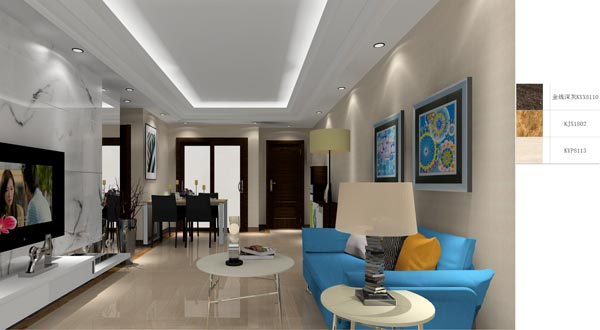 激情AV青青草陶家装：成都时代锦绣59㎡的现代风格青青草色情网站鉴赏