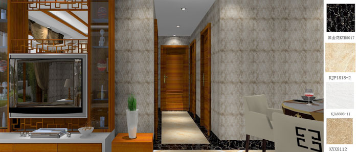 激情AV青青草陶家装：成都中环丰锦98㎡的中式风格青青草色情网站鉴赏