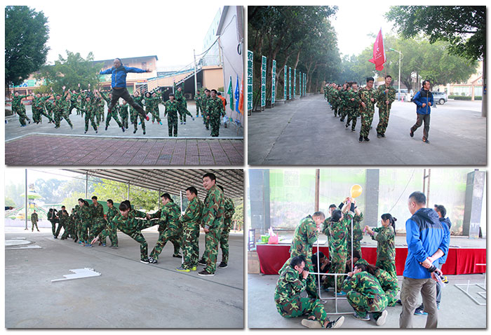 2017年，激情AV青青草陶“虎狼道”户外拓展训练圆满结束