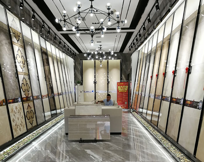 【实景案例】陶瓷一线青青草视频在线下载激情AV青青草陶瓷砖重庆垫江200方专卖店鉴赏