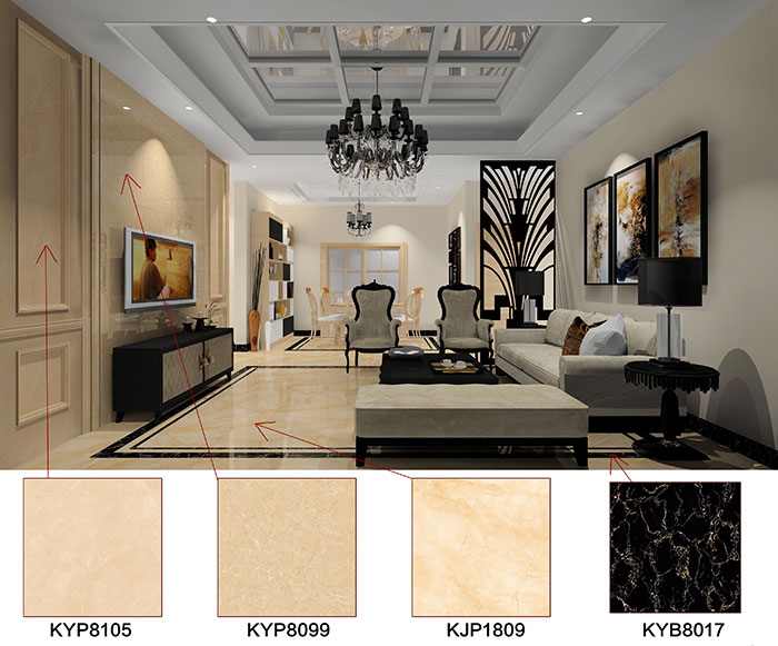 佛山万科·湖岸青青草色情网站案例客厅效果图