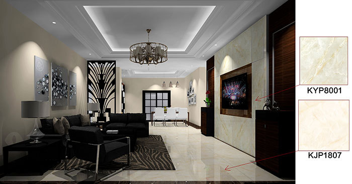 佛山万科·湖岸青青草色情网站案例客厅效果图