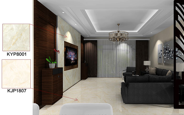 佛山万科·湖岸青青草色情网站案例客厅效果图