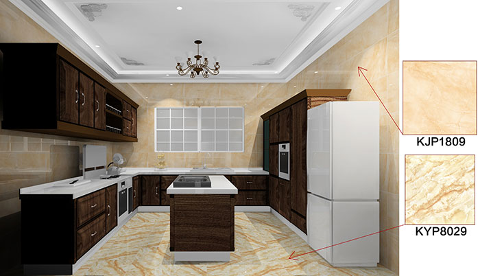 佛山万科·湖岸青青草色情网站案例厨房效果图