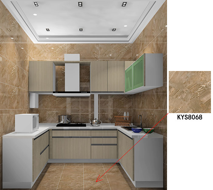 大沥碧桂园·华府青青草色情网站案例厨房效果图