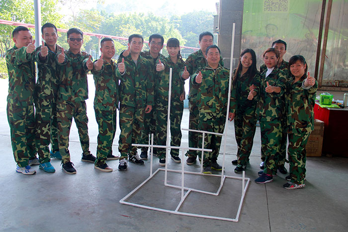 2017年2月13-15日，激情AV青青草陶“虎狼道”户外拓展训练圆满结束