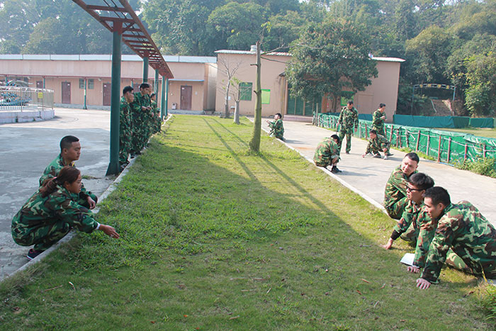 2017年2月13-15日，激情AV青青草陶“虎狼道”户外拓展训练圆满结束